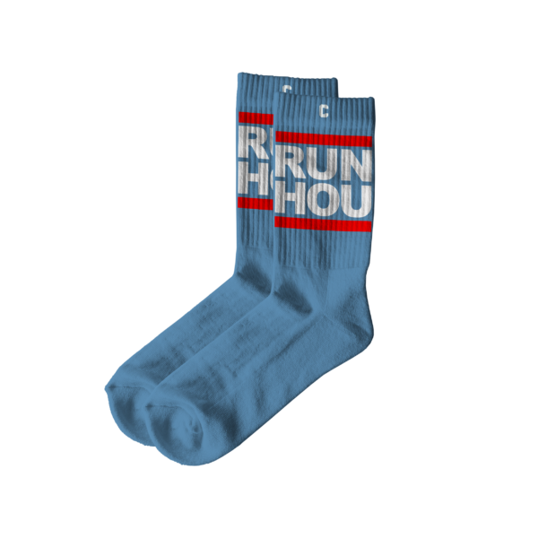 RUN HOU Crew Socks