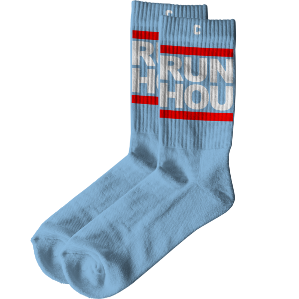 RUN HOU Crew Socks