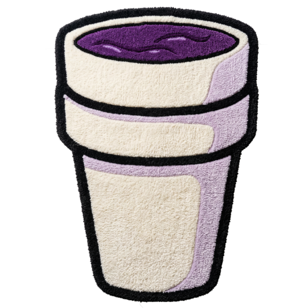 Purple Stuff Tufted Rug