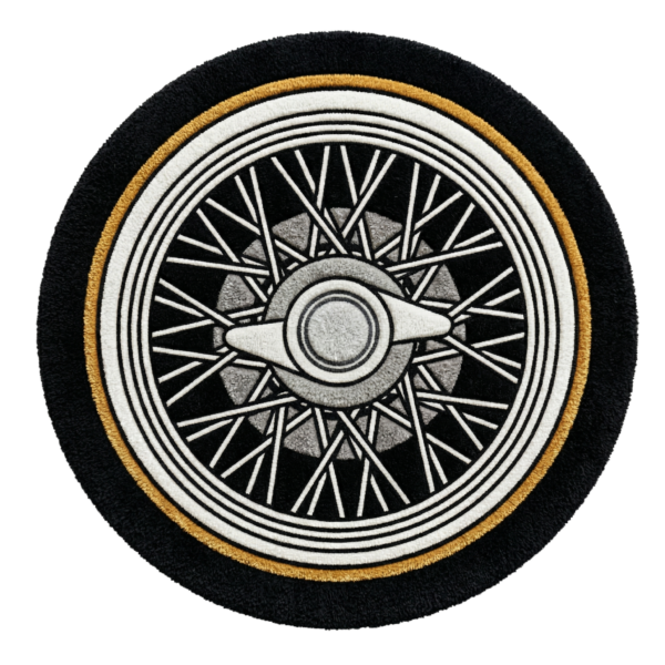 Fif Wheel Tufted Rug