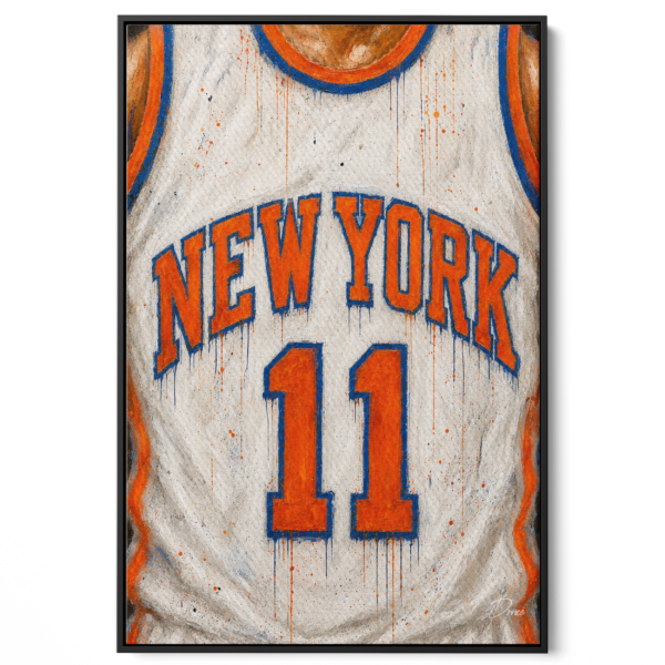 King Of New York Framed Canvas