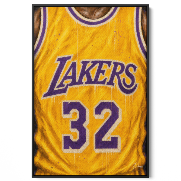 Earvin 'Magic' Framed Canvas